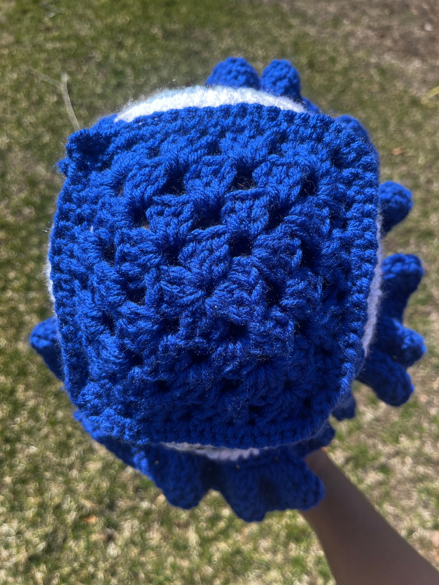 Crochet Evil eye 🧿 Ruffle bucket hat