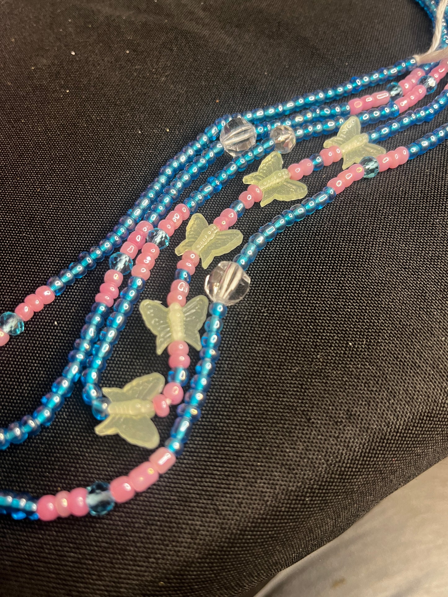 Butterfly Glow (Bundle)| Waist bead (3 strand bundle)