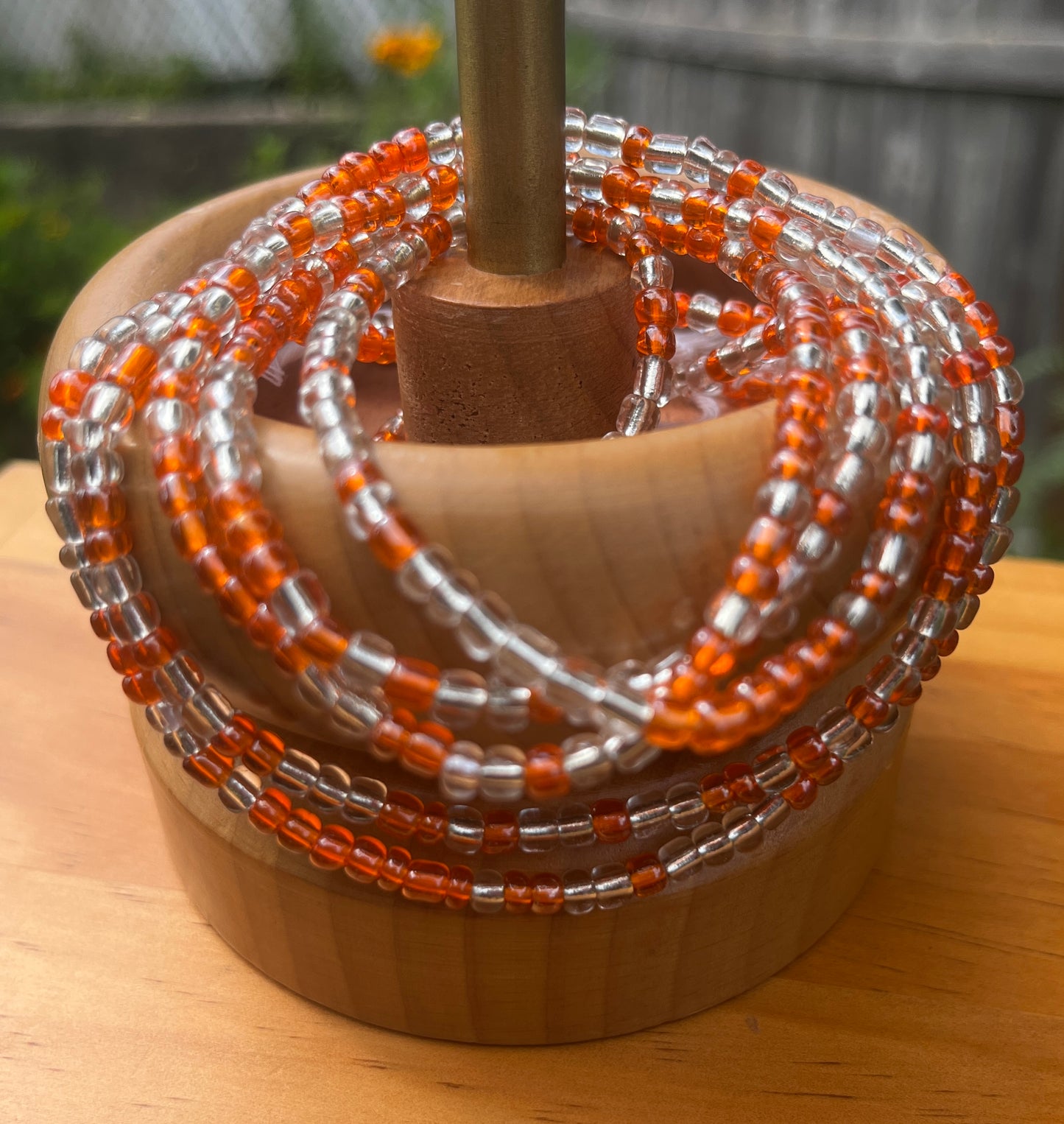 Peaches π | Tie-on Waist Beads
