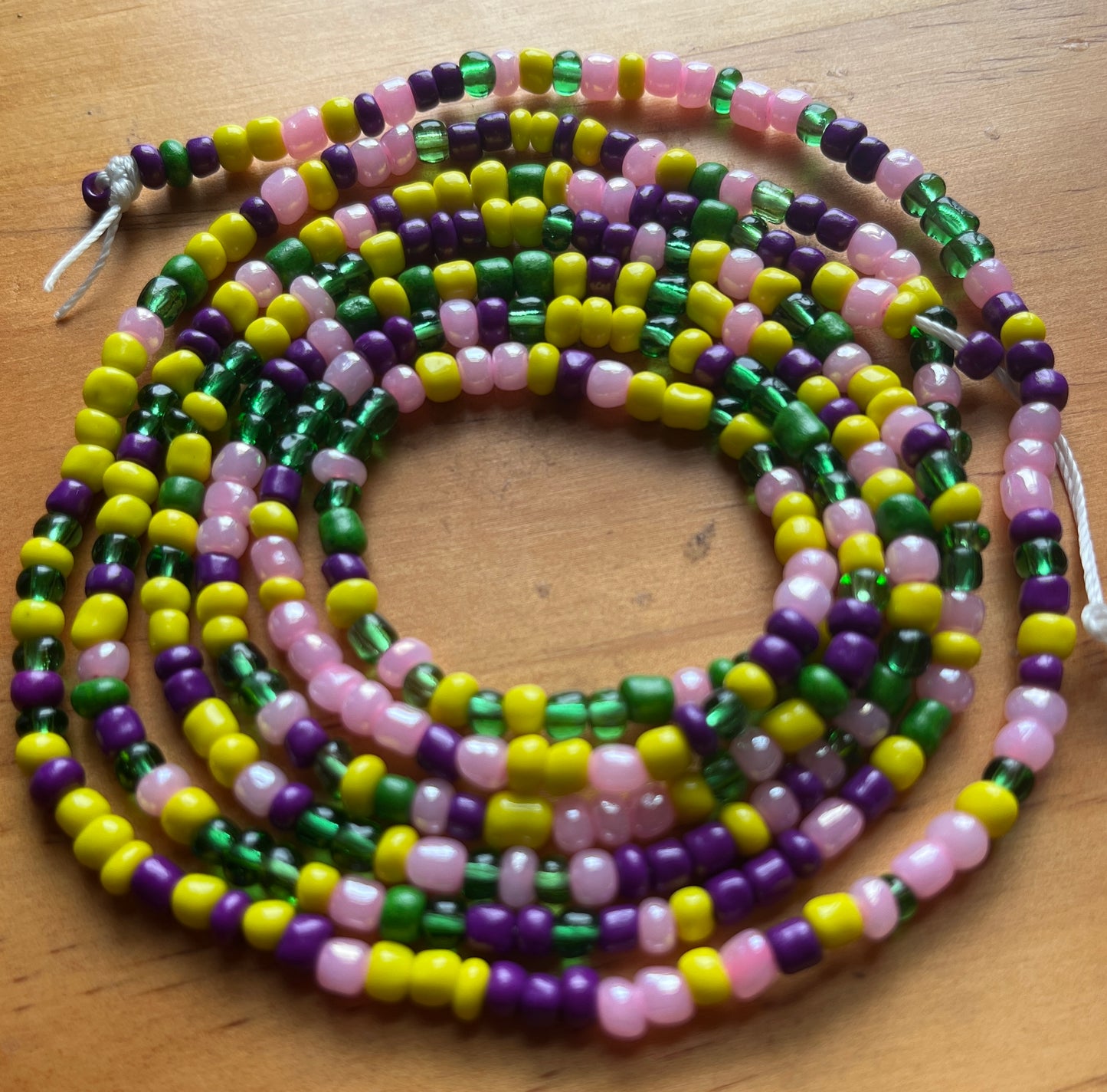 Da Mardi Gras Vibez | Tie-on Waist Bead