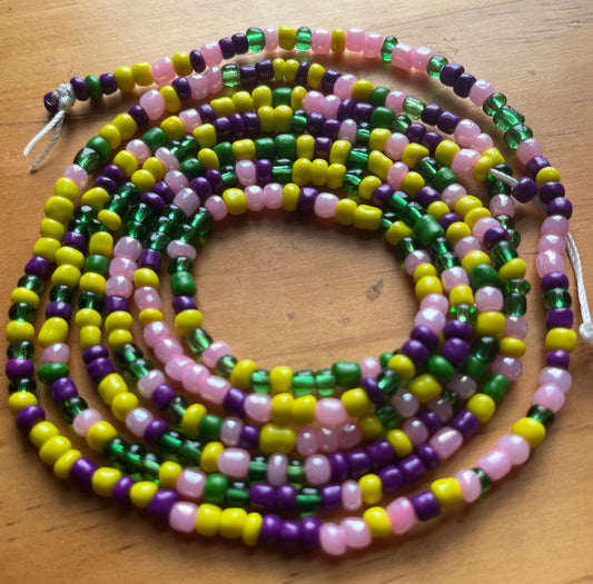 Da Mardi Gras Vibez | Tie-on Waist Bead