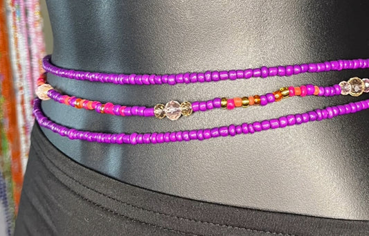 Purple Sunset | Removable Waist Bead