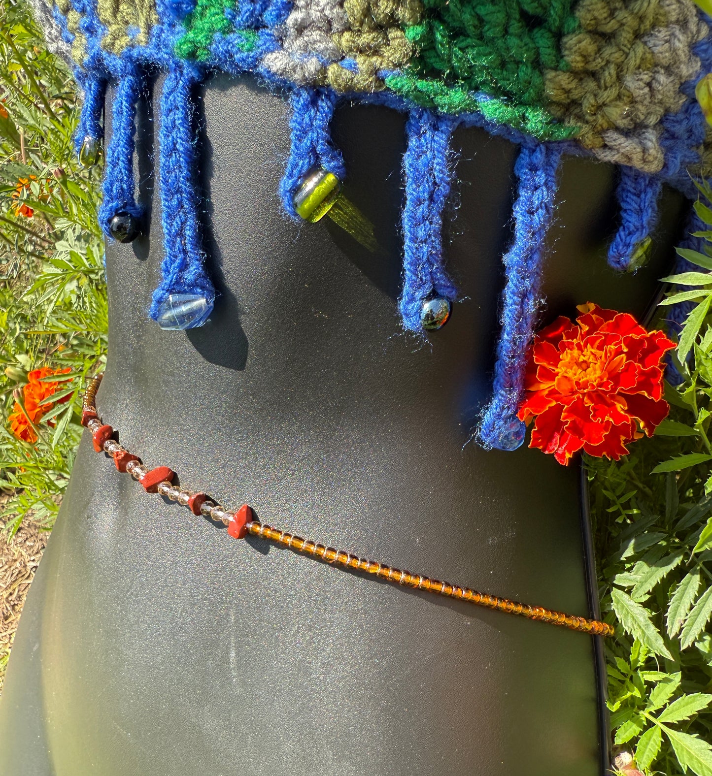 Red Jasper crystal |Waist bead Strand