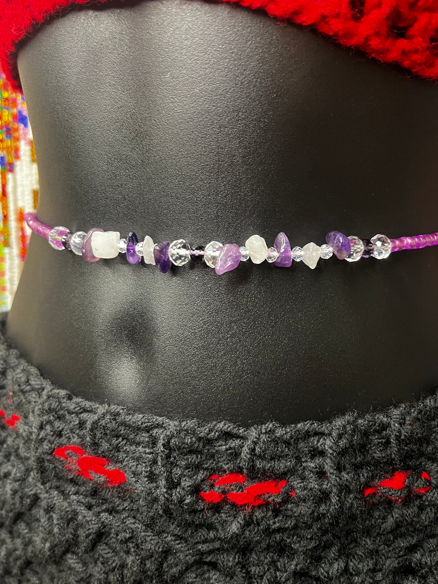 Amythest Waist bead