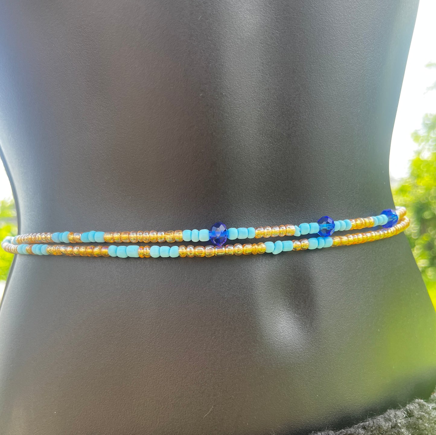 Rose Sky | Waist Bead