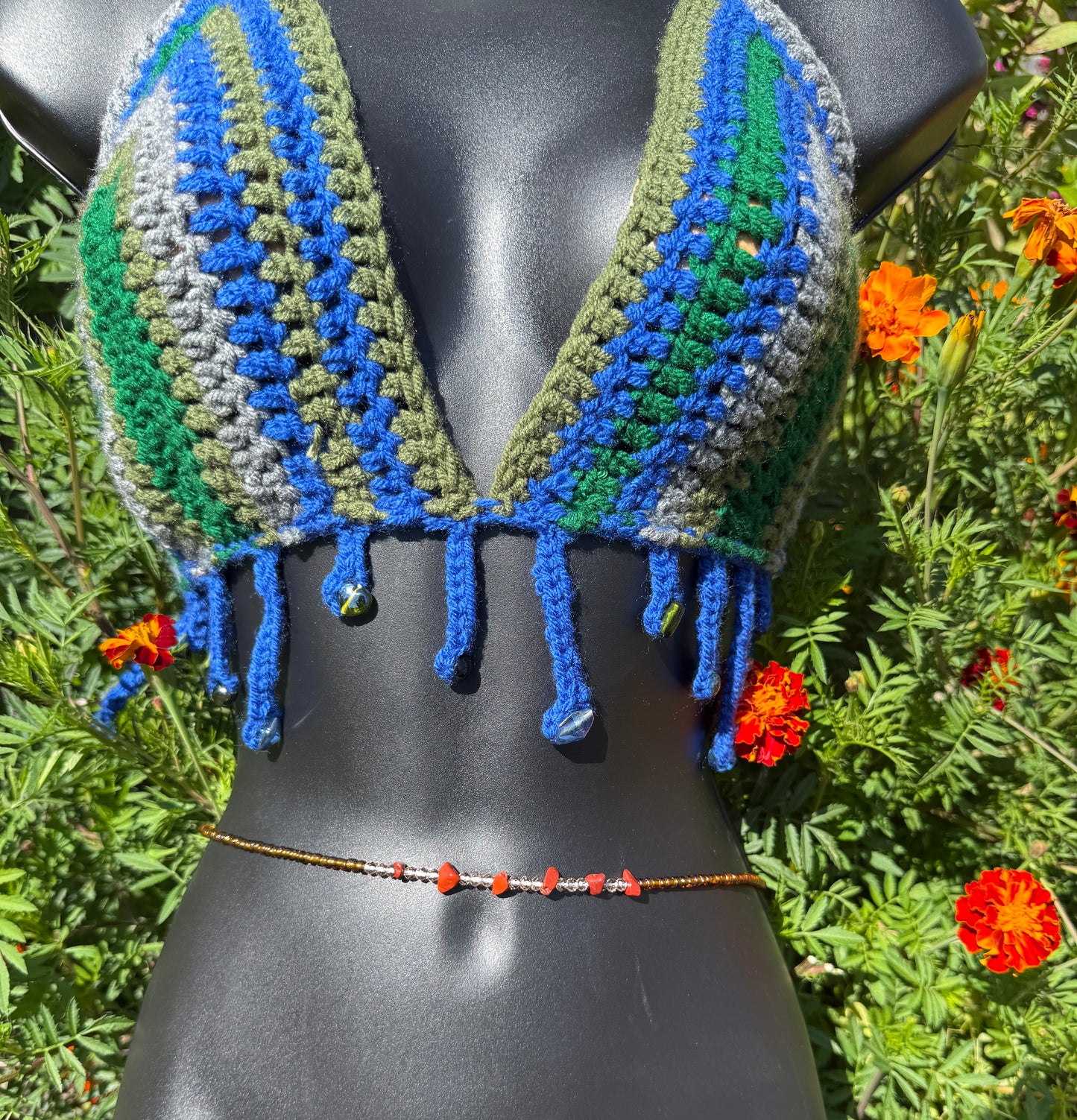 Red Jasper crystal |Waist bead Strand