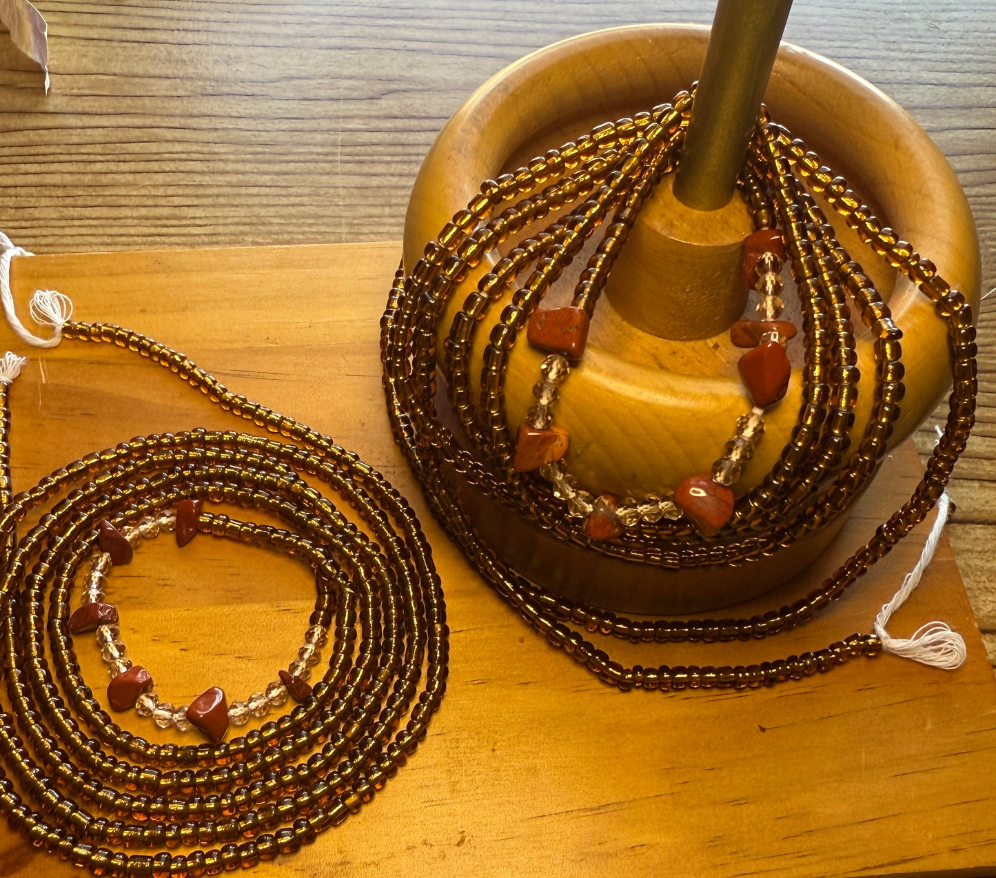 Red Jasper crystal |Waist bead Strand