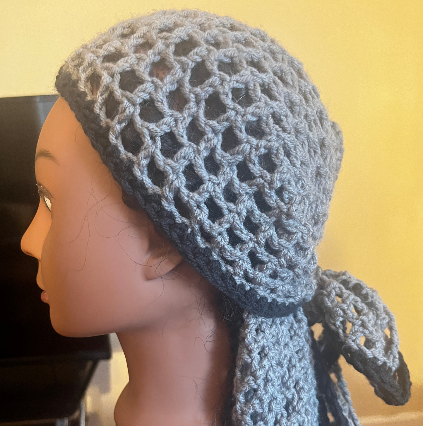 Crochet Grey DuRag