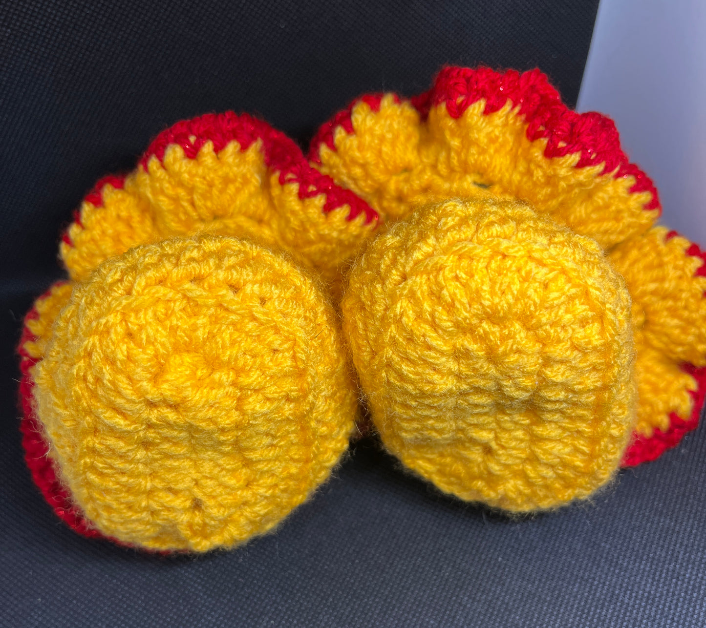 Pooh Bear Ruffle Baby Booties