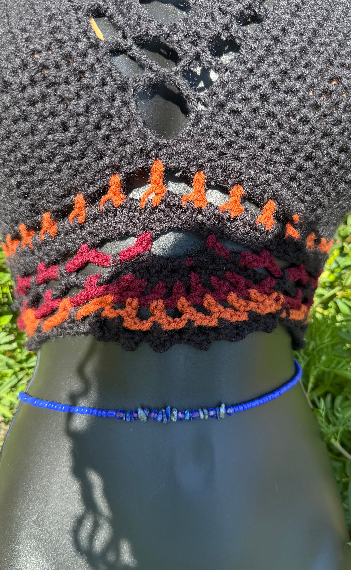 Lapis Lazuli Crystal Waist bead
