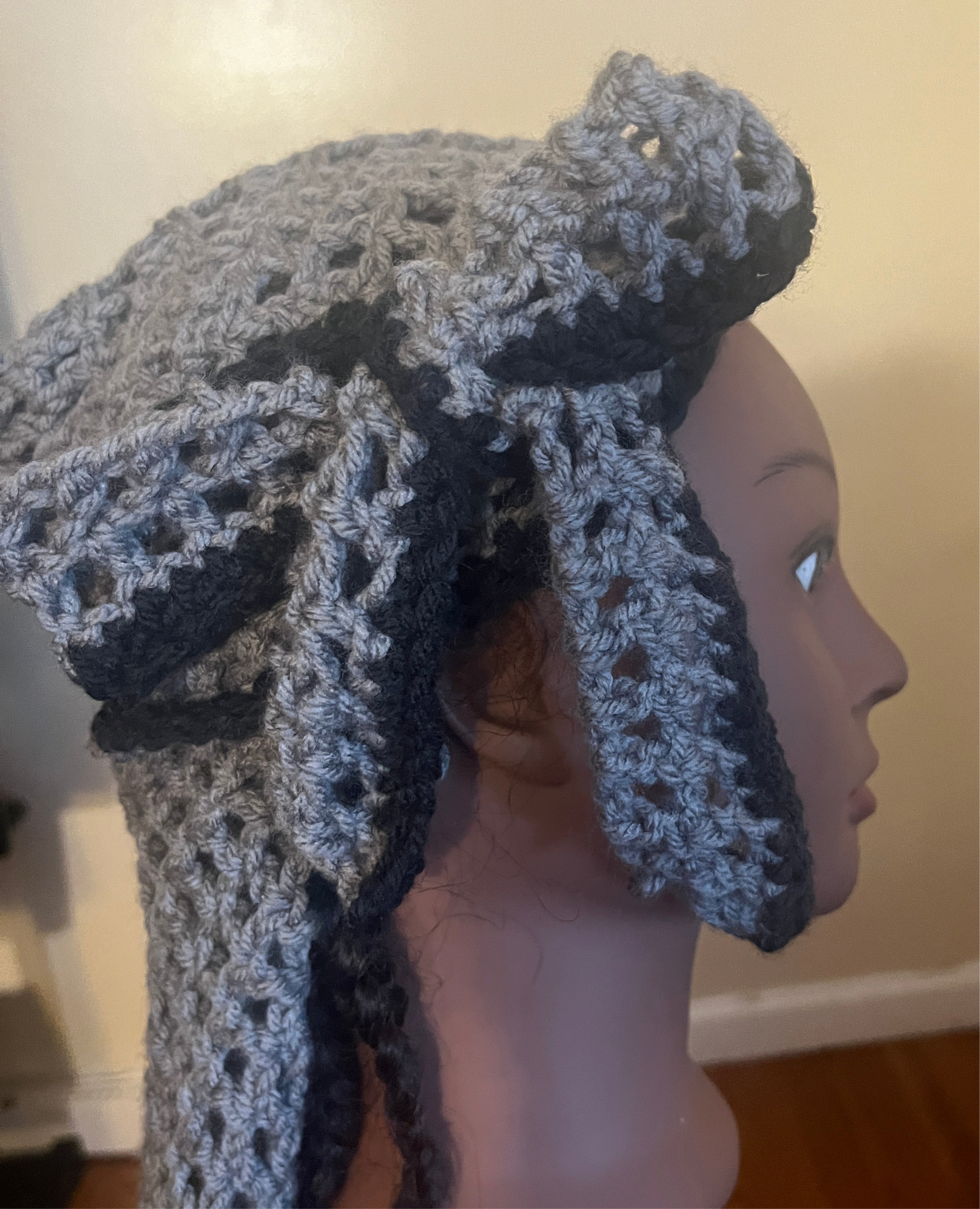 Crochet Grey DuRag