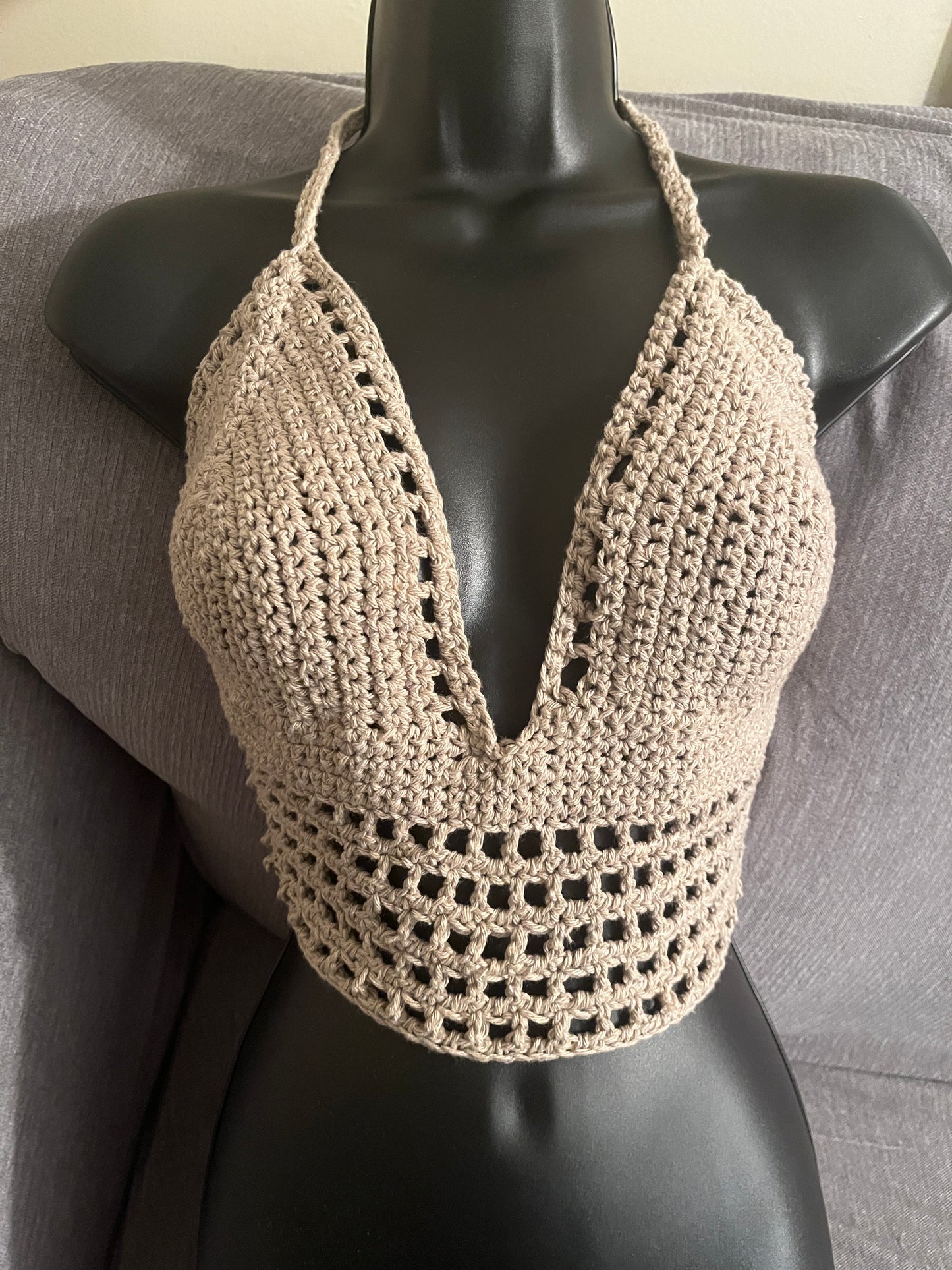 Crochet Crop top | Mushroom