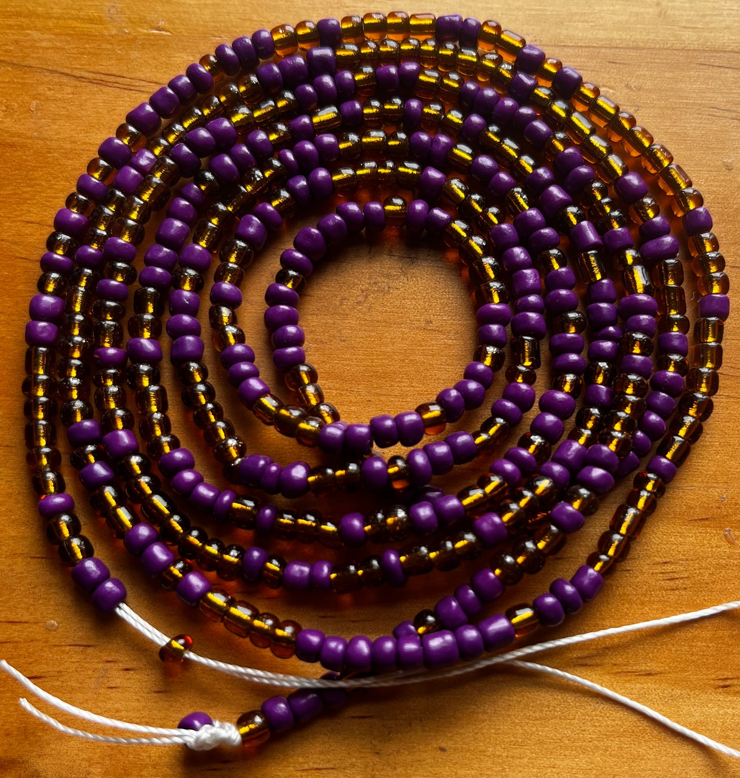 Purple Cosmos | Tie-on Waist Bead