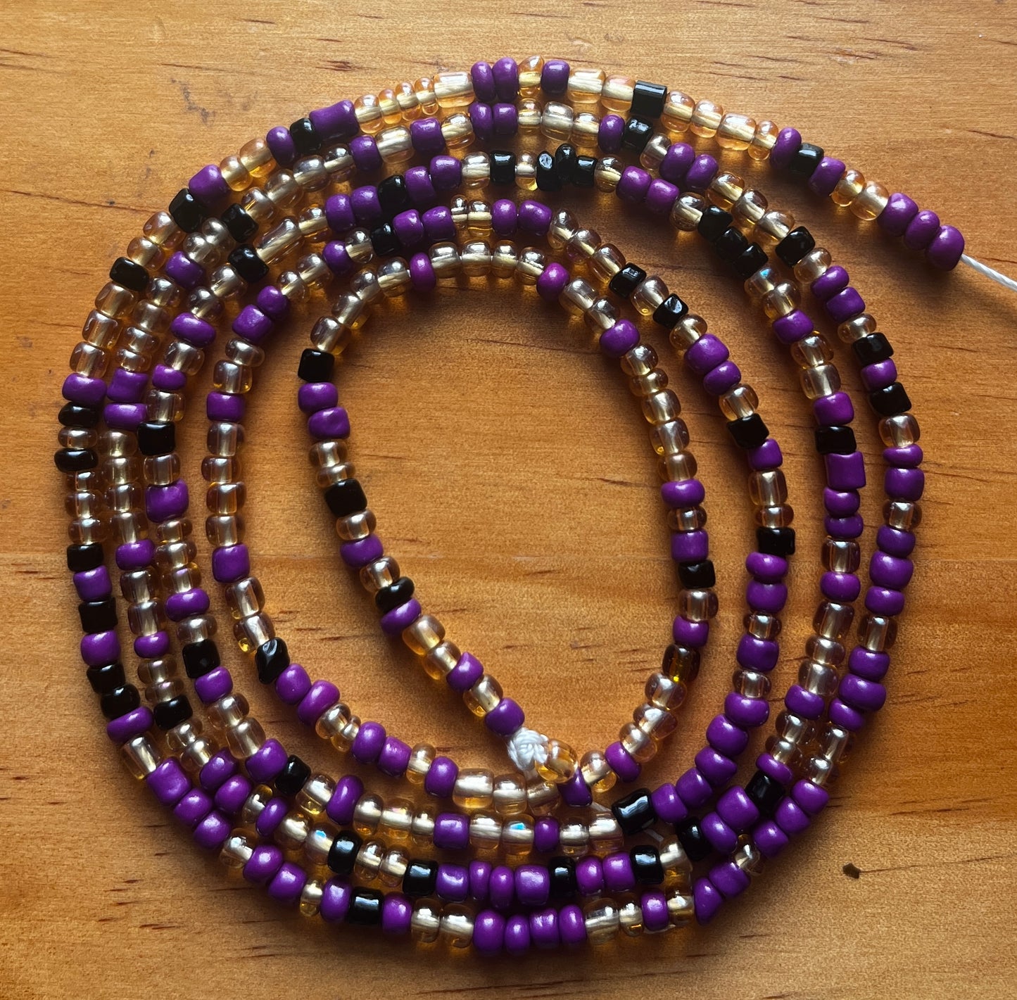 Purple Passion | Tie-on Waist Bead