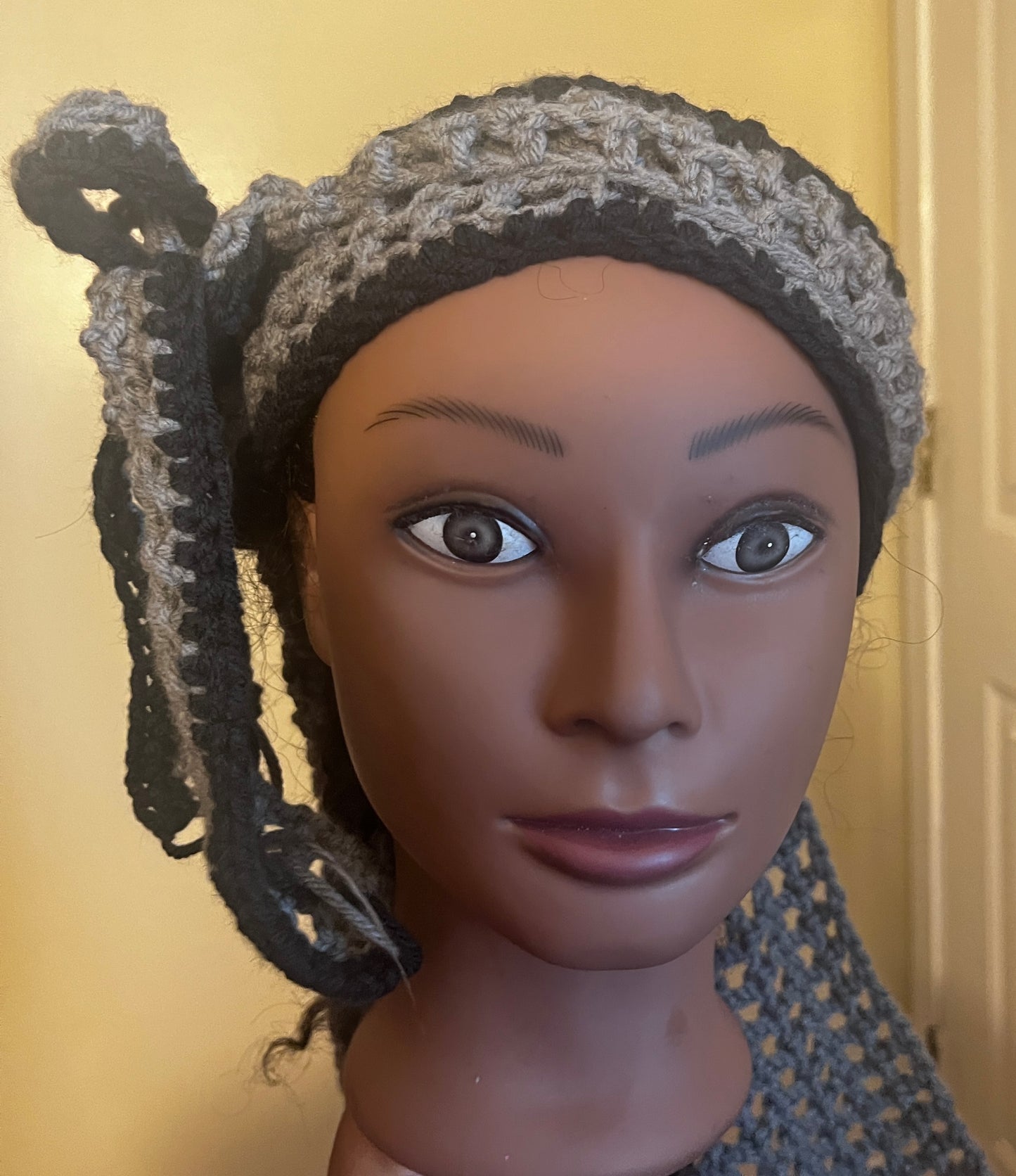 Crochet Grey DuRag