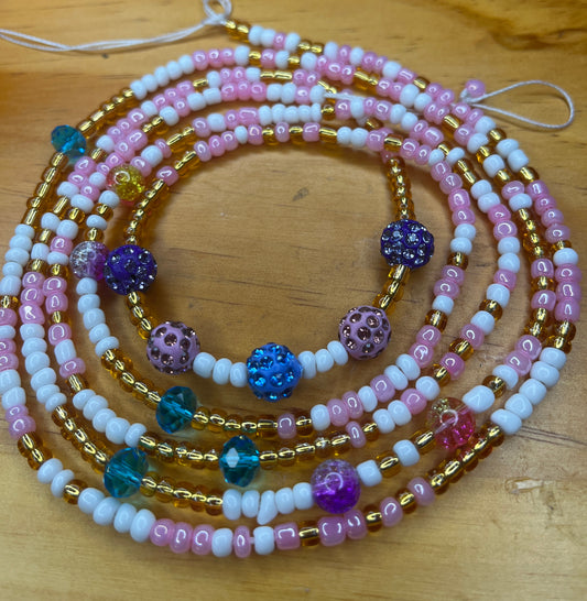 Pastels and pink | Waist Beads