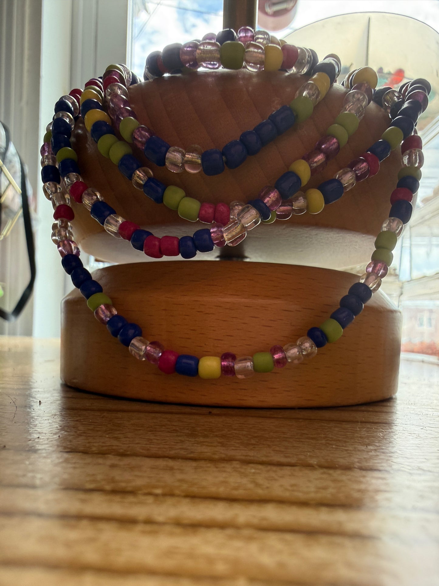 Electric Bloom Waist Bead Strand