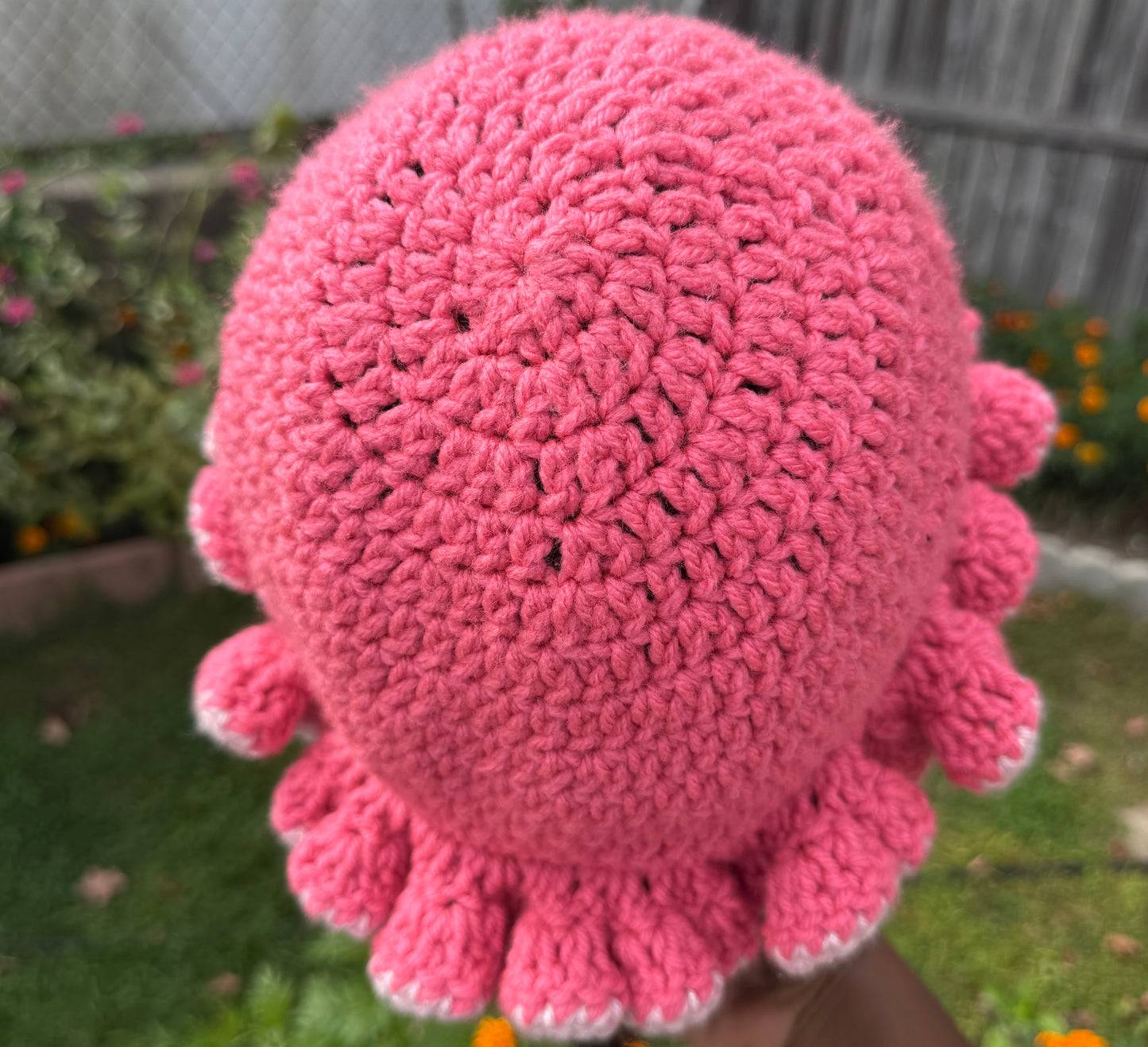 Watermelon Pink |Crochet Ruffle hat