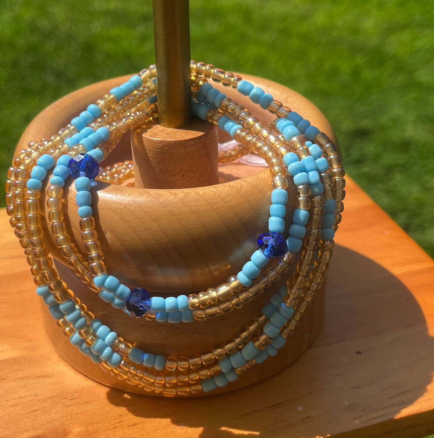 Rose Sky | Waist Bead