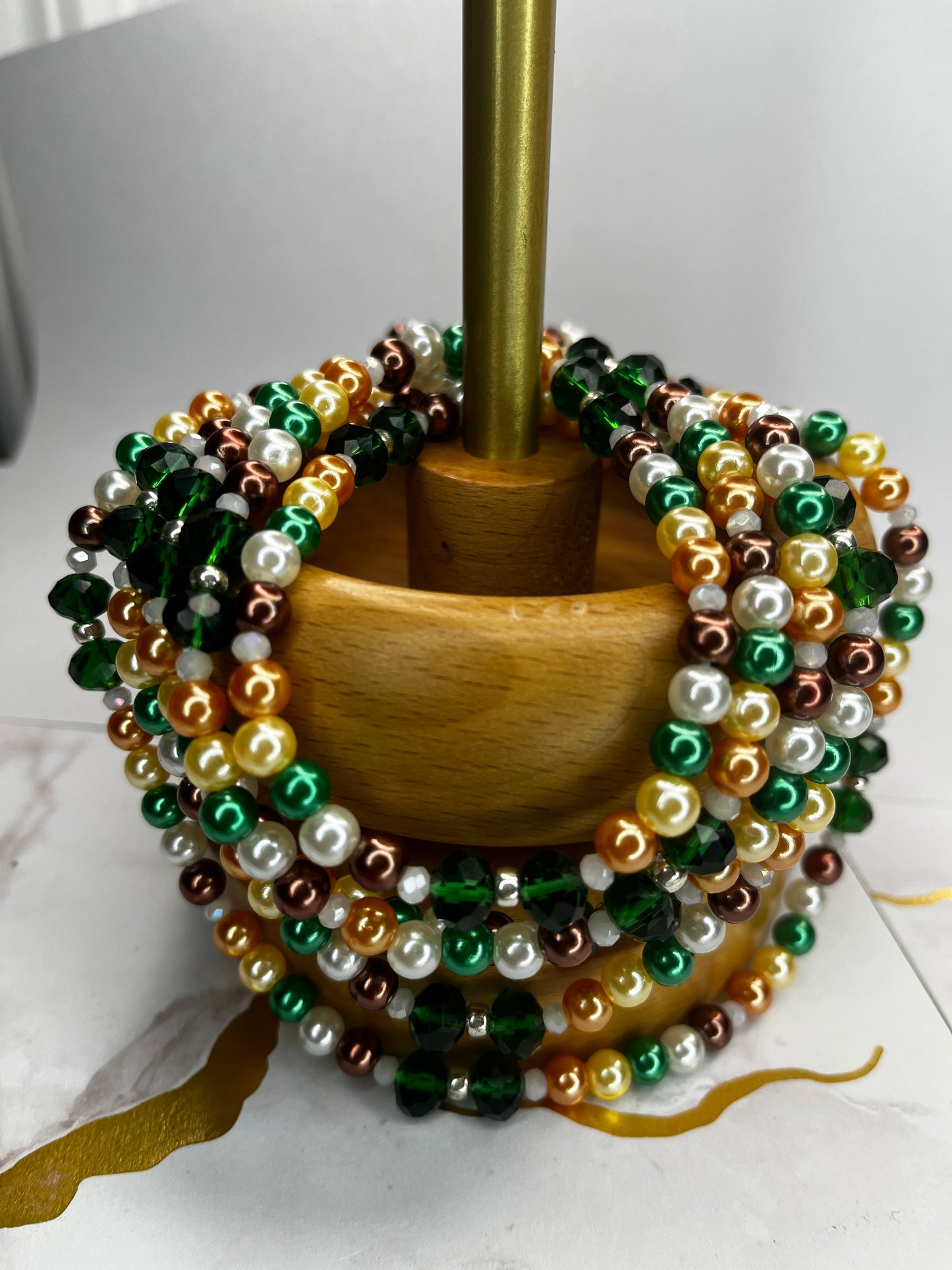 Pearl Green Delight  | Waist Bead