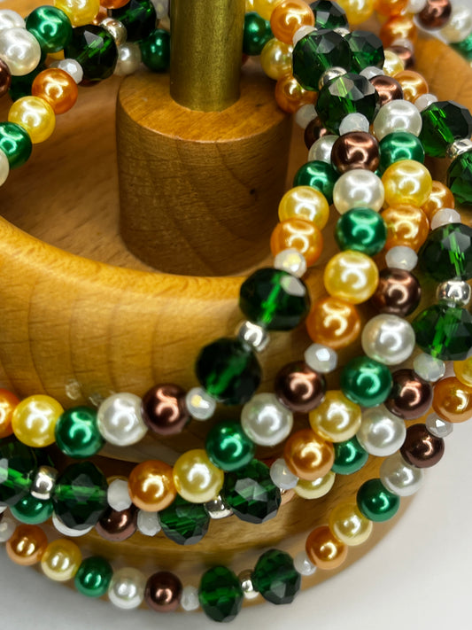 Pearl Green Delight  | Waist Bead